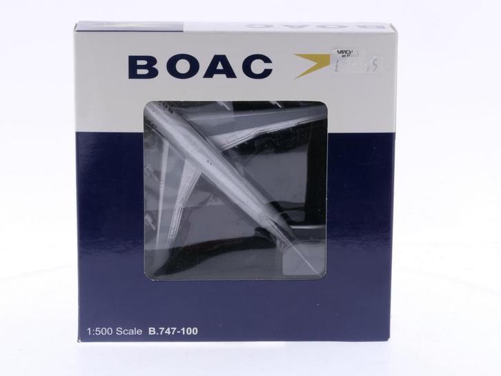 Schaal 1:500 BiG BiRD 2005-035 BOAC Boeing 747-100 Reg.Nr..., Hobby en Vrije tijd, Modelbouw | Vliegtuigen en Helikopters, Gebruikt