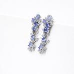 Zonder minimumprijs - Oorbellen Verguld Tanzaniet - Topaas -, Nieuw