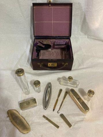 Grand nécessaire de toilette de voyage (6) - Argent 925 -