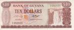 Guyana P 23a 10 Dollars Nd 1966-92 Au, Postzegels en Munten, Verzenden, België