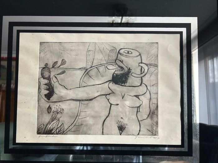 Fred Bervoets (1942) - pottenvrouwtje, Antiek en Kunst, Kunst | Schilderijen | Modern
