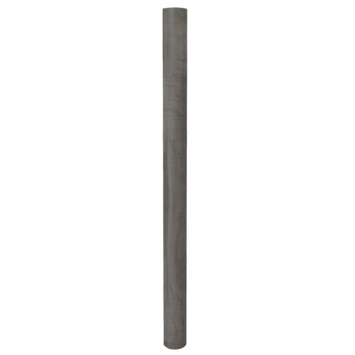 vidaXL Gaas 100x1000 cm roestvrij staal zilverkleurig, Tuin en Terras, Tuinhekken en Hekwerk, Nieuw, Verzenden