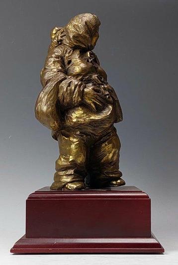 Beeld, Moeder met kinderen - 3,7 kg - 31 cm - Legering