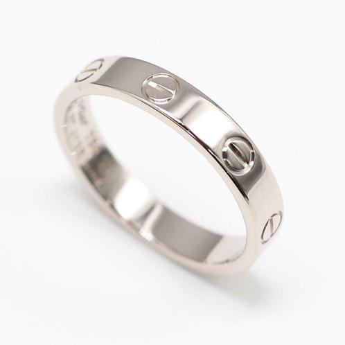 Cartier - Bague - LOVE small model - 18 carats Or blanc, Handtassen en Accessoires, Ringen