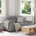 vidaXL 2-zitsbank 120 cm stof lichtgrijs, Huis en Inrichting, Verzenden, Nieuw