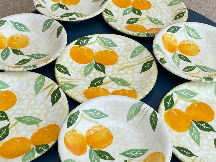 Ceramica Galba - dipinta a mano - Tafelservies (8) -, Antiek en Kunst, Antiek | Meubels | Tafels