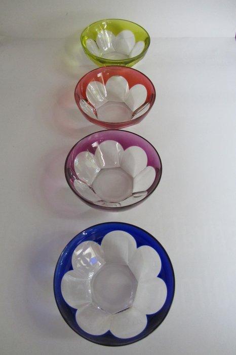 Val Saint Lambert - Bol (4) - Cristal - Rince-doigts, Antiek en Kunst, Antiek | Glaswerk en Kristal
