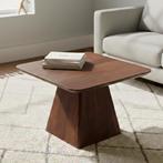 Salontafel Mangohout Salontafel Mick Vierkant Bruin 60x60 cm, Verzenden