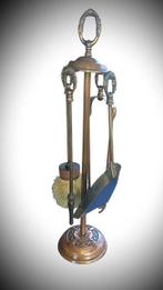 Openhaard accessoire - legering of koperkleurige messing -, Antiek en Kunst