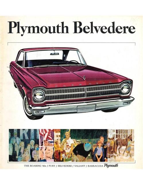 1965 PLYMOUTH BELVEDERE BROCHURE ENGELS, Boeken, Auto's | Folders en Tijdschriften