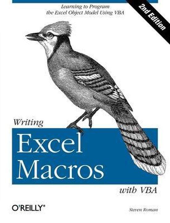 Writing Excel Macros With VBA 2nd 9780596003593 Steven Roman, Boeken, Taal | Engels, Gelezen, Verzenden