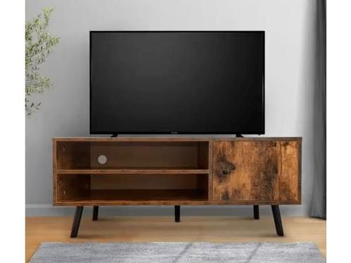 Veiling - TV Meubel  - Bruin - Slimme functionaliteit, Huis en Inrichting, Kasten |Televisiemeubels, Nieuw