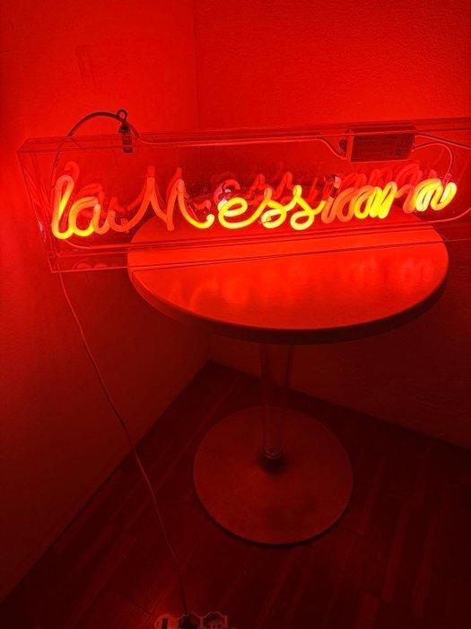 de Mexicaanse - la Messicana - Lichtbord - Plastic, Glas, Antiek en Kunst, Antiek | Wandborden en Tegels