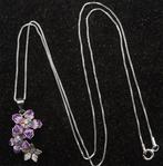 Zilver, Halsketting Heilige Bloemen en Zilver - Schittering