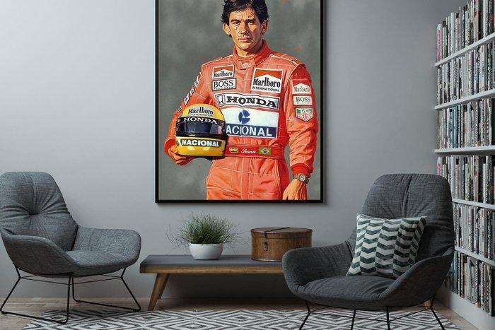 Ayrton Senna - Monaco Grand Prix - Ayrton Senna - Kunstwerk, Collections, Marques automobiles, Motos & Formules 1