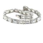 Armband - 14 karaat Witgoud - 28.38ct. tw. Diamant, Nieuw