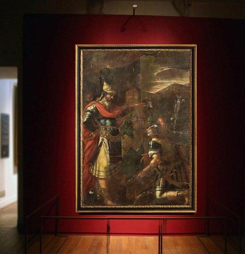 Massimo Stanzione (1585 – 1656), Werkplaats van - Scena, Antiek en Kunst, Kunst | Schilderijen | Klassiek