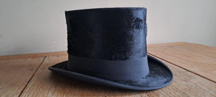 Unsigned - Hoed (1) - Fluweel, Antiquités & Art, Curiosités & Brocante