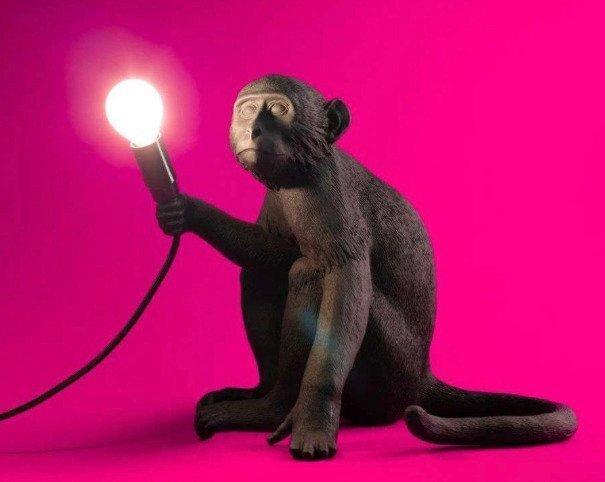Seletti - Marcantonio - Lamp - Aap Lamp Zittend Versie -, Antiek en Kunst, Antiek | Verlichting