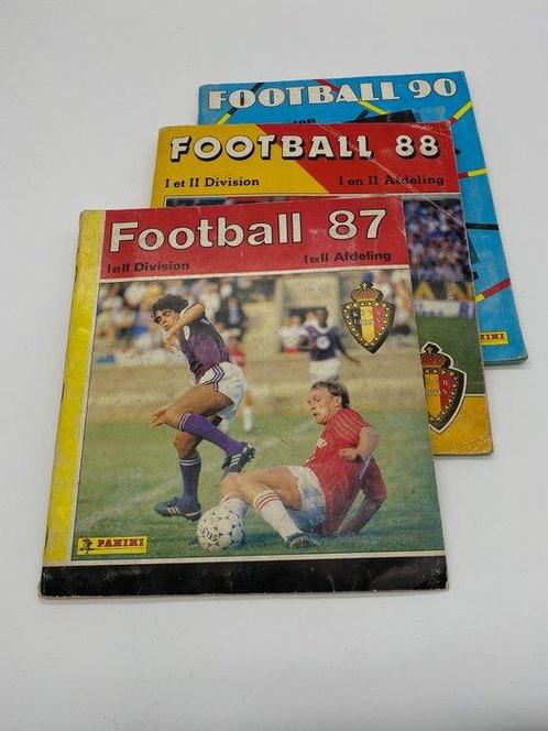 Panini - Football 87/88/90 BELGIQUE Championnat - 3 Complete, Collections, Collections Autre