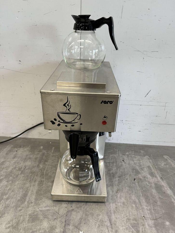 RVS Saro K12 Koffiemachine Koffieautomaat met 2 kannen 230V, Zakelijke goederen, Horeca | Keukenapparatuur, Ophalen of Verzenden