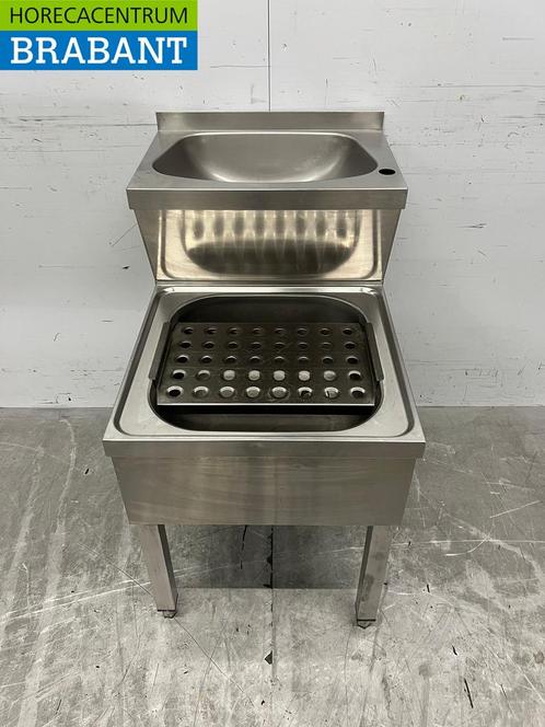 RVS Dubbele Wasbak Spoelbak 50 cm Horeca, Zakelijke goederen, Horeca | Meubilair en Inrichting, Ophalen of Verzenden