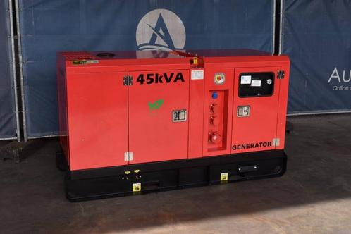 Veiling: Generator GF2-W50 Diesel 45kVA Nieuw, Zakelijke goederen, Machines en Bouw | Aggregaten, Ophalen
