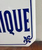 Cabine téléphonique - Plaque émaillée - Acier