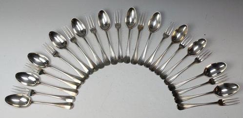 Christiaan van der Pesch (actief 1790-1800) - Bestekset voor, Antiek en Kunst, Antiek | Zilver en Goud
