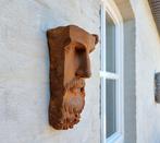 Beeldje - Mythical face - wall art - IJzer