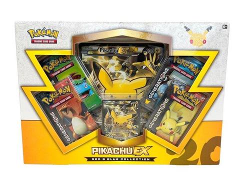 The Pokémon Company Sealed box - Pikachu EX - Red & Blue, Hobby & Loisirs créatifs, Jeux de cartes à collectionner | Pokémon