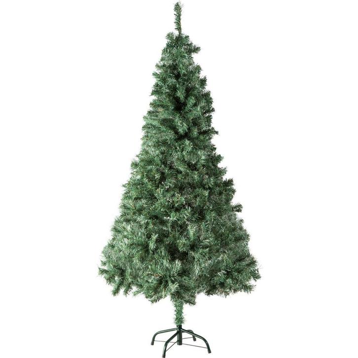 tectake Kunstkerstboom met groene metalen standaard - 180 cm, Diversen, Kerst, Verzenden
