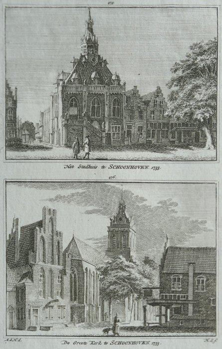 Nederland (4x) - Utrecht - Krimpenerwaard - Schoonhoven;, Boeken, Atlassen en Landkaarten