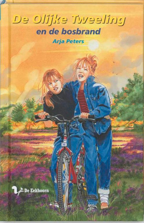 De olijke tweeling  -   De olijke tweeling en de bosbrand, Boeken, Kinderboeken | Jeugd | 10 tot 12 jaar, Gelezen, Verzenden