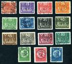 Zweden 1924 - Union Postale Universelle - Yvert 163-72, Gestempeld