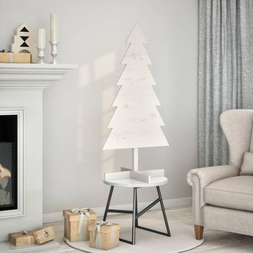 vidaXL Kerstdecoratie kerstboom 120 cm massief grenenhout, Diversen, Kerst, Nieuw, Verzenden