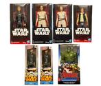 Figuur - 6x Star Wars Figures (Luke Skywalker, Han Solo,, Collections, Cinéma & Télévision