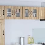 vidaXL Keuken Kast met opslag Kalmar 2 pcs Sonoma Eik 60 x, Huis en Inrichting, Verzenden, Nieuw