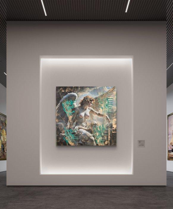 Nicole Lubbers - Wings of Vulnerability XL, Antiek en Kunst, Kunst | Schilderijen | Modern
