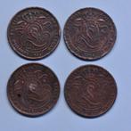 België. Leopold I. 5 Cents 1841 , 1847, 1848 en 1849 Allen
