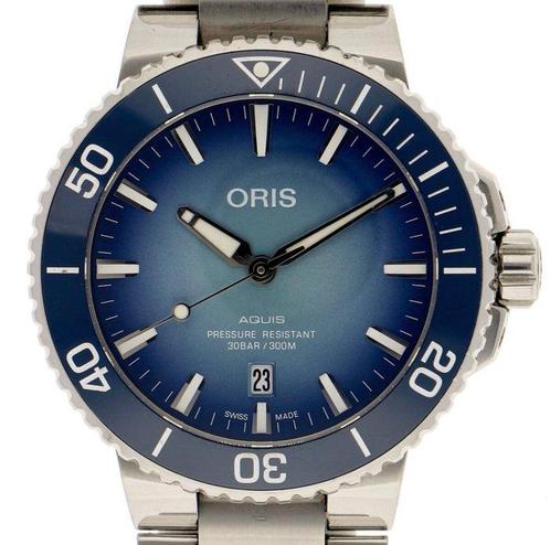 Oris - Aquis Date Clipperton Limited Editon - 01-733-7730 -, Handtassen en Accessoires, Horloges | Heren
