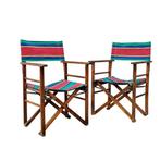 Manifattura Italiana - Chaise - pliable - Bois et tissu -