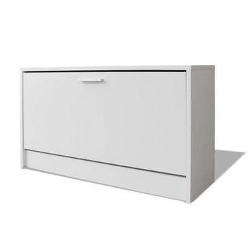 Schoenenkast Wit 80cm | Retour Deal | 60% Korting! beschikbaar voor biedingen