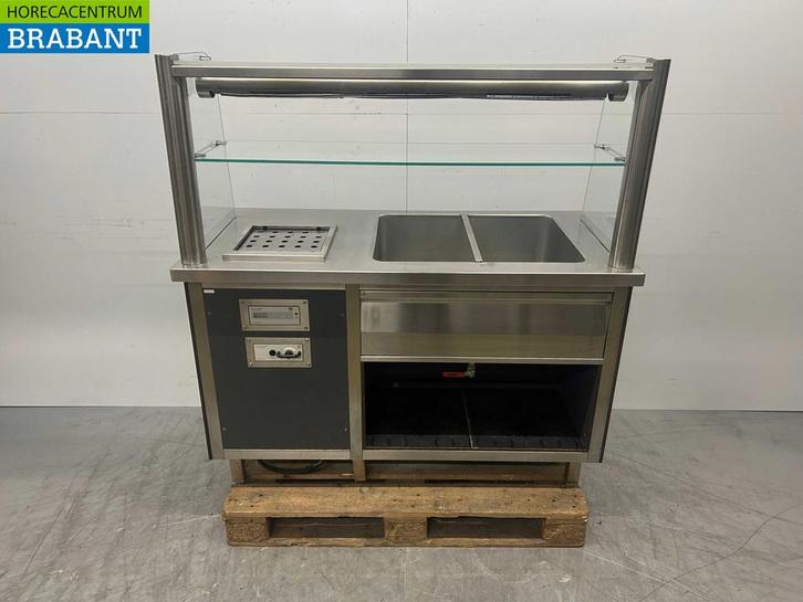 Groku Uitgiftebuffet Buffet Buffetdeel bain marie en, Zakelijke goederen, Horeca | Keukenapparatuur, Ophalen of Verzenden
