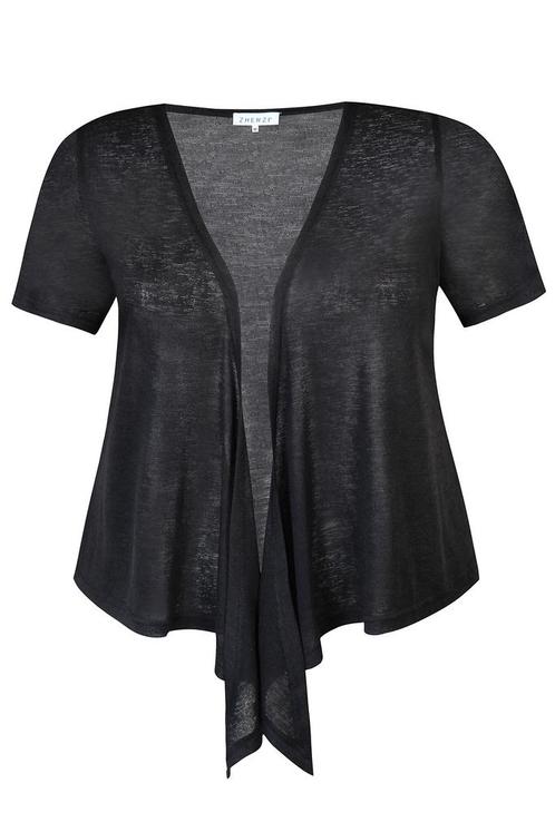 ZHENZI vest Agar wikkel kortM=46-48Maat 46/48 (XL) of groter, Kleding | Dames, Truien en Vesten, Overige kleuren, Nieuw, Maat 46/48 (XL) of groter
