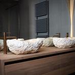 Waskom Loutro Kev S Rechthoek 50x35x20 cm Marmer Sand, Ophalen of Verzenden, Nieuw, Overige typen