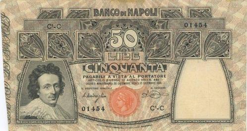 Italië. - 50 Lire 1914 - Gigante BN 6E  (Zonder, Postzegels en Munten, Munten | Nederland