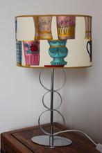 Lampe - avec abat-jour en tissu Fornasetti vintage - Métal,, Antiquités & Art