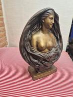 sculptuur, Nature Unveiling Herself Before Science - 15 kg -, Antiek en Kunst