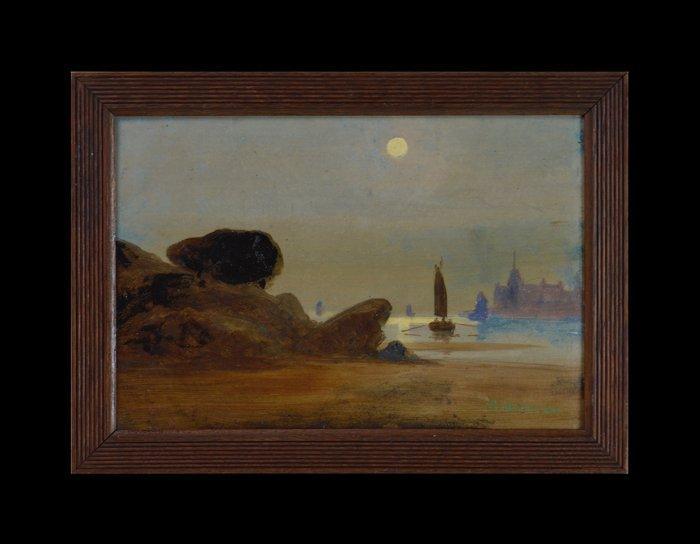 Franse school (XX) - Bord de mer à Quiberon, Antiek en Kunst, Kunst | Schilderijen | Klassiek